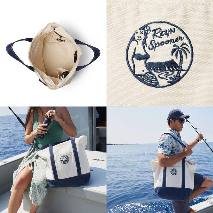 レインスプーナー キャンバスロゴ トートバッグ 