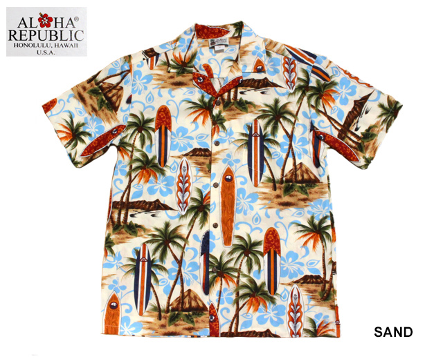  ALOHA REPUBLIC アロハシャツ ハワイ製