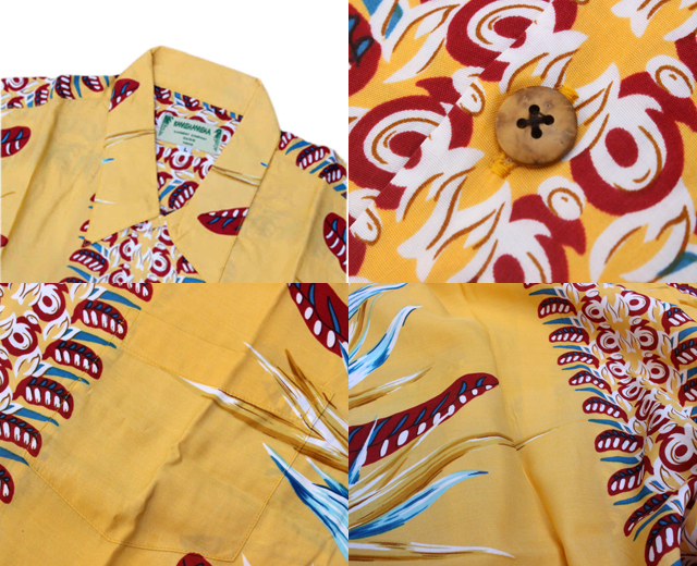 カメハメハ アロハシャツ タイ製