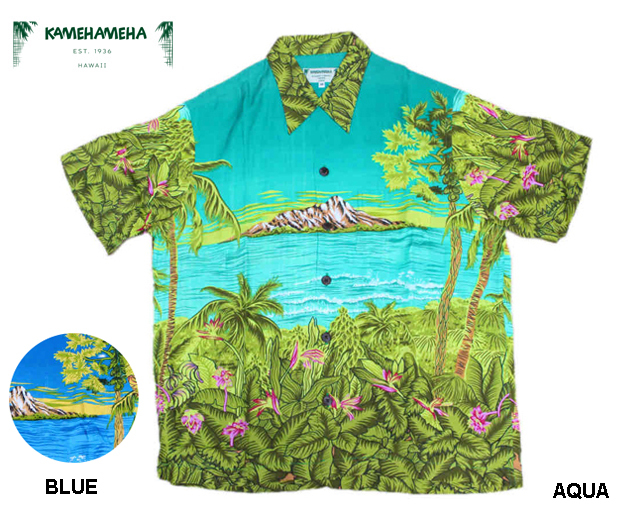 カメハメハ アロハシャツ タイ製