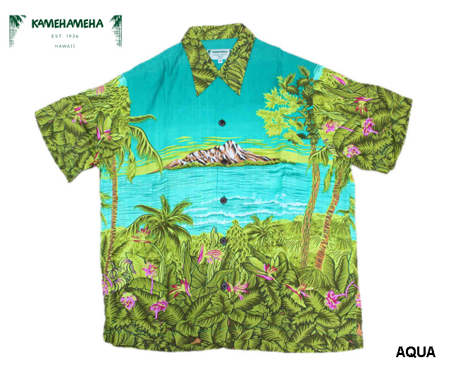 カメハメハ アロハシャツ タイ製