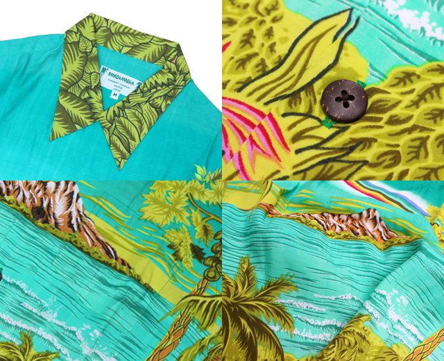 カメハメハ アロハシャツ タイ製