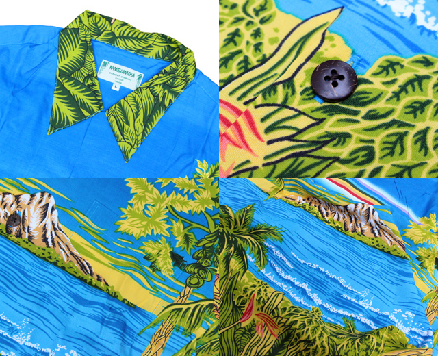 カメハメハ アロハシャツ タイ製