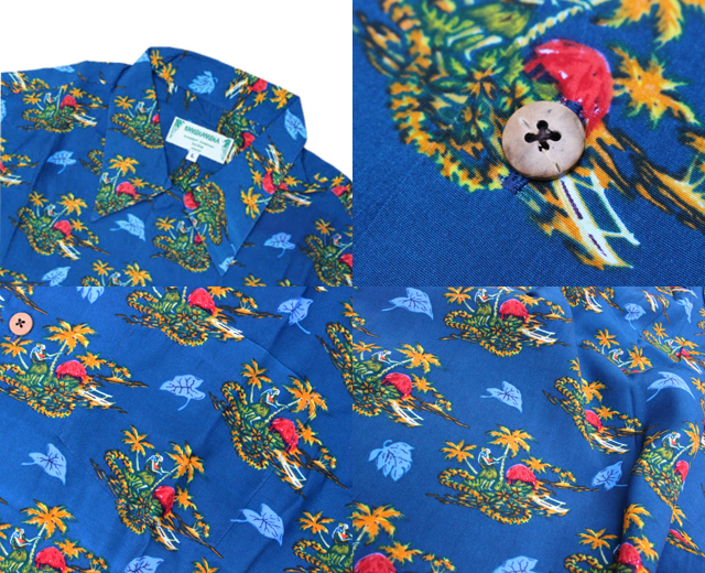 カメハメハ アロハシャツ タイ製