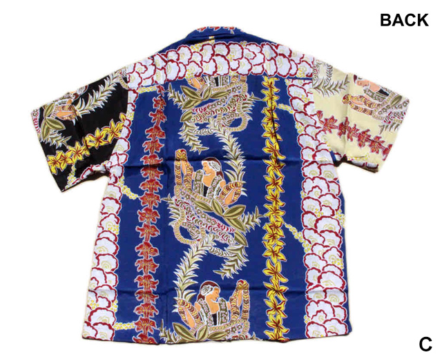 カメハメハ クレイジーアロハシャツ タイ製