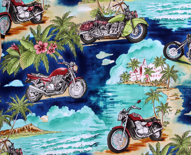 Harley Davidson S/S Rayon Hawaian Shirt S / ハーレー