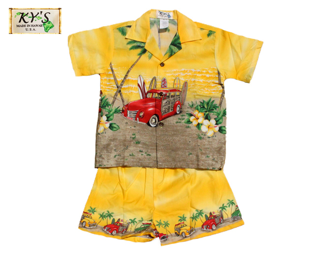 アロハブロッサム　80 アロハシャツ　キッズ　2枚セット アロハブロッサム 80 アロハシャツ キッズ 2枚セット アロハブロッサム