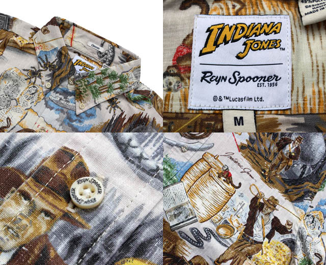 Reynspooner レインスプーナー アロハシャツ RAIDERS OF THE LOST ARK