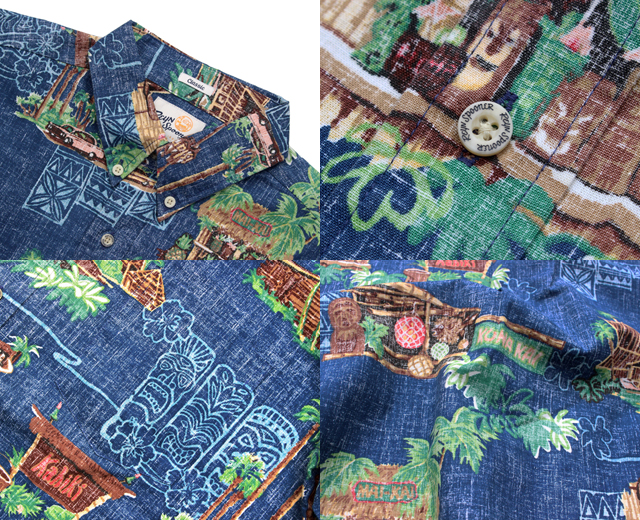 レインスプーナー アロハシャツ TIKI
