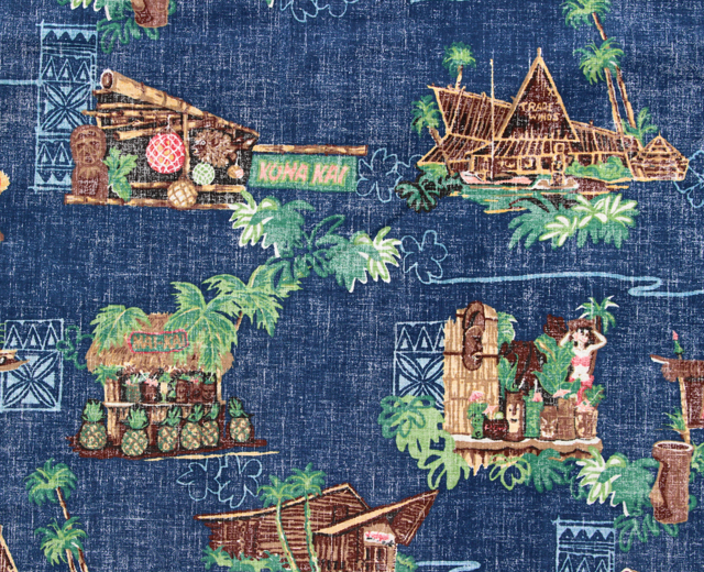 レインスプーナー アロハシャツ TIKI
