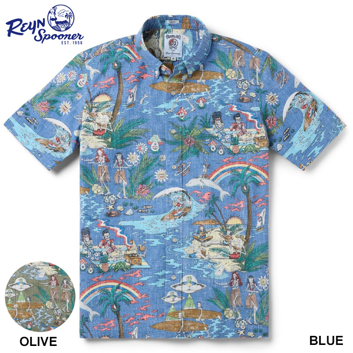 Reynspooner レインスプーナー アロハシャツ GRATEFUL DEAD 