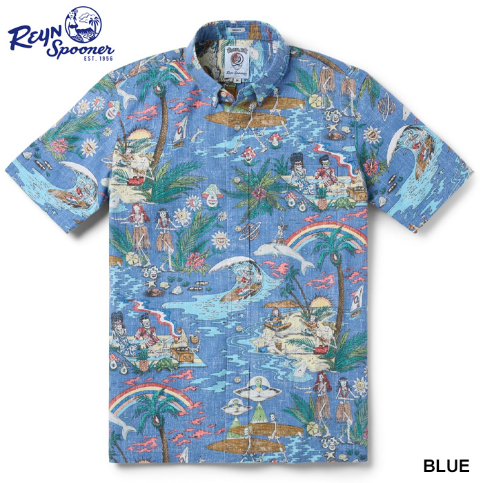 レインスプーナー  アロハシャツ 