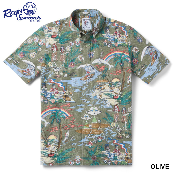 レインスプーナー  アロハシャツ 