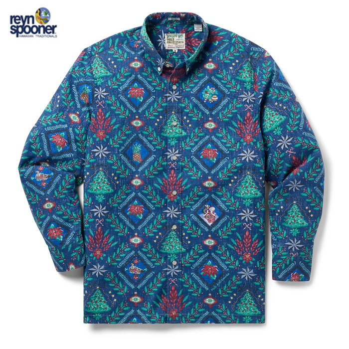 Reynspooner レインスプーナー 長袖アロハシャツ L/S HAWAIIAN