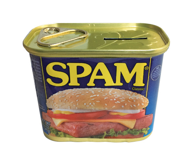 SPAM スパム 貯金箱