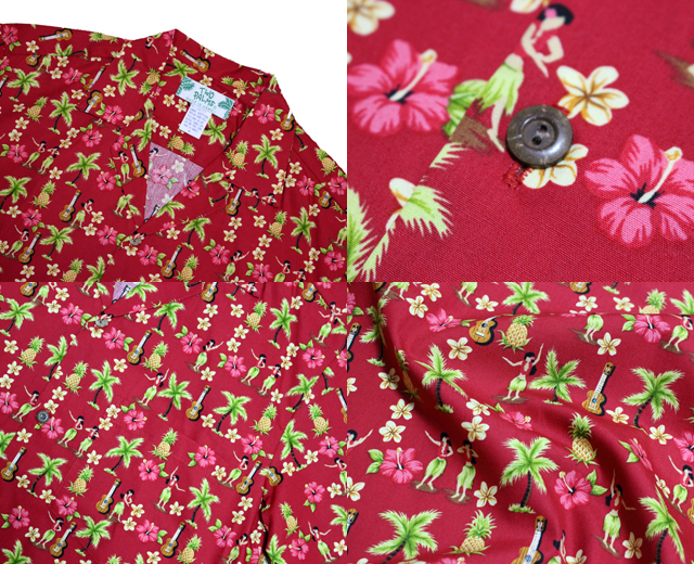 トゥーパームス アロハシャツ ハワイ製