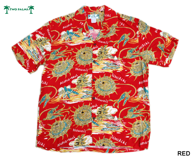 トゥーパームス アロハシャツ ハワイ製