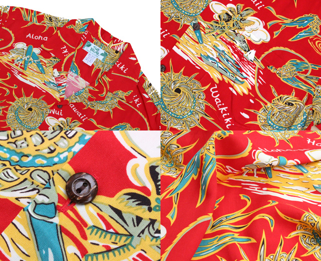 トゥーパームス アロハシャツ ハワイ製