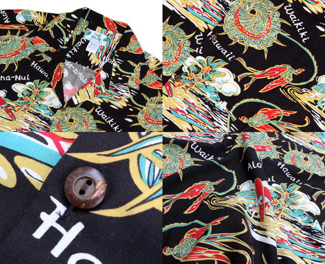 トゥーパームス アロハシャツ ハワイ製