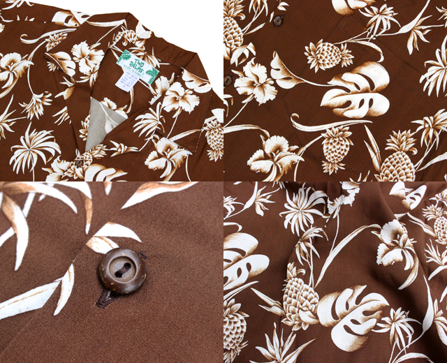 トゥーパームス アロハシャツ ハワイ製