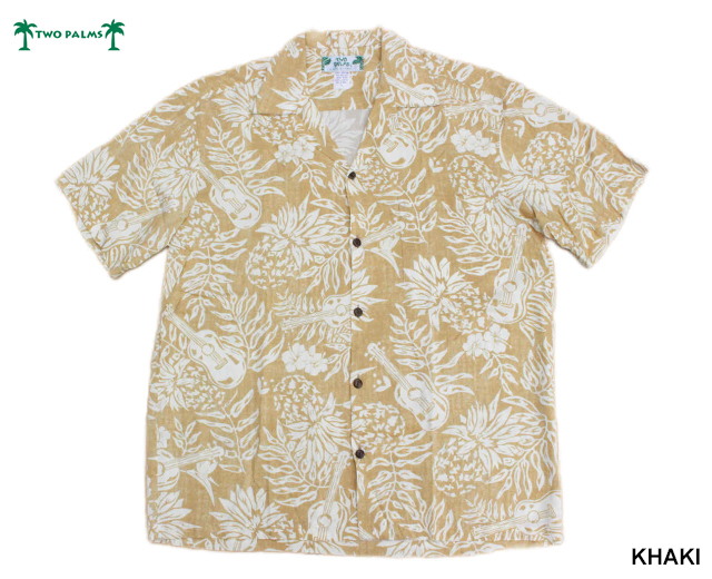 トゥーパームス アロハシャツ ハワイ製