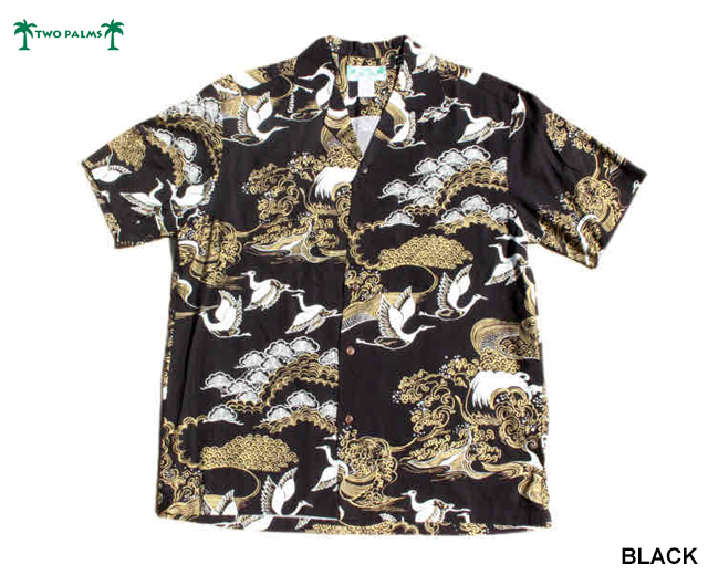 TWOPALMS アロハ　新品　シャツ Two Palms メンズ アロハシャツ [オーキッドモンステラ/ネイビー