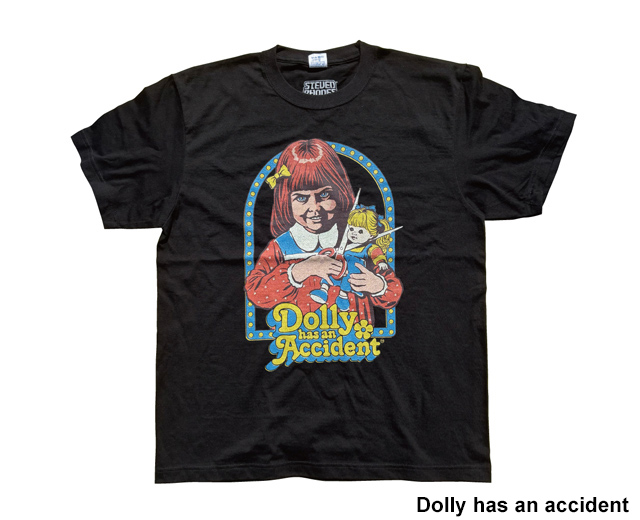  Steven Rhodes スティーブンローズ イラストTシャツ 半袖