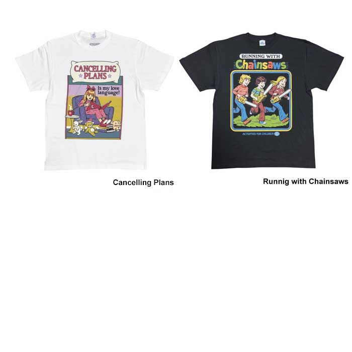 Steven Rhodes スティーブンローズ イラストTシャツ  半袖