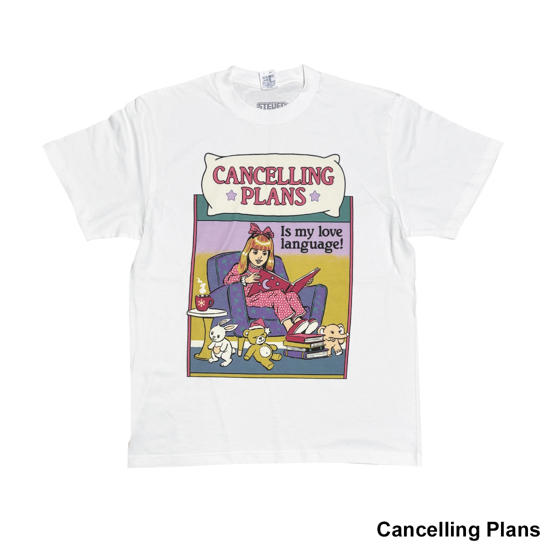  Steven Rhodes スティーブンローズ イラストTシャツ 半袖