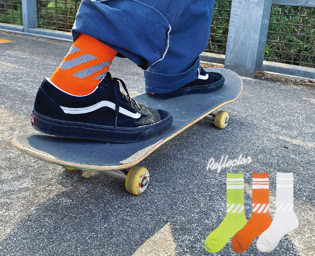 リフレクターソックス