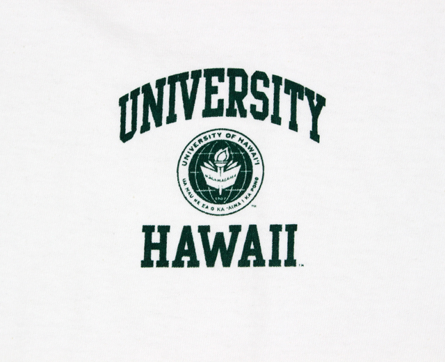 ハワイ大学 半袖リンガーTシャツ