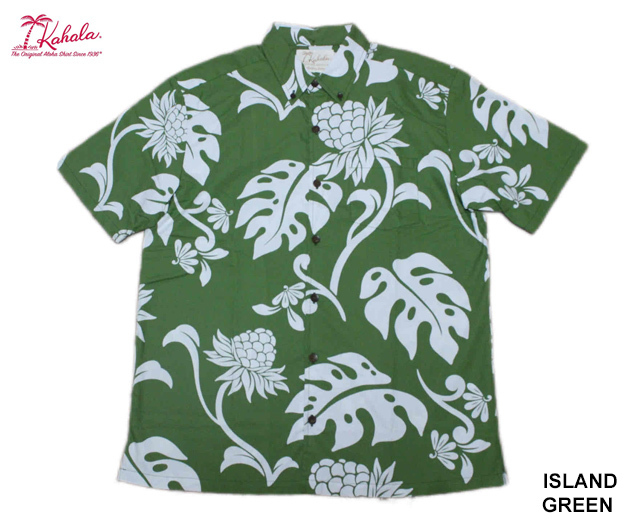 KAHALA カハラ アロハシャツ Garden Pareo Pullover